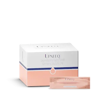 Upneeq product and packaging