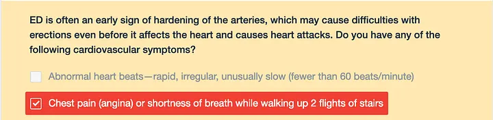 Treatment review answered differently presented to the physician