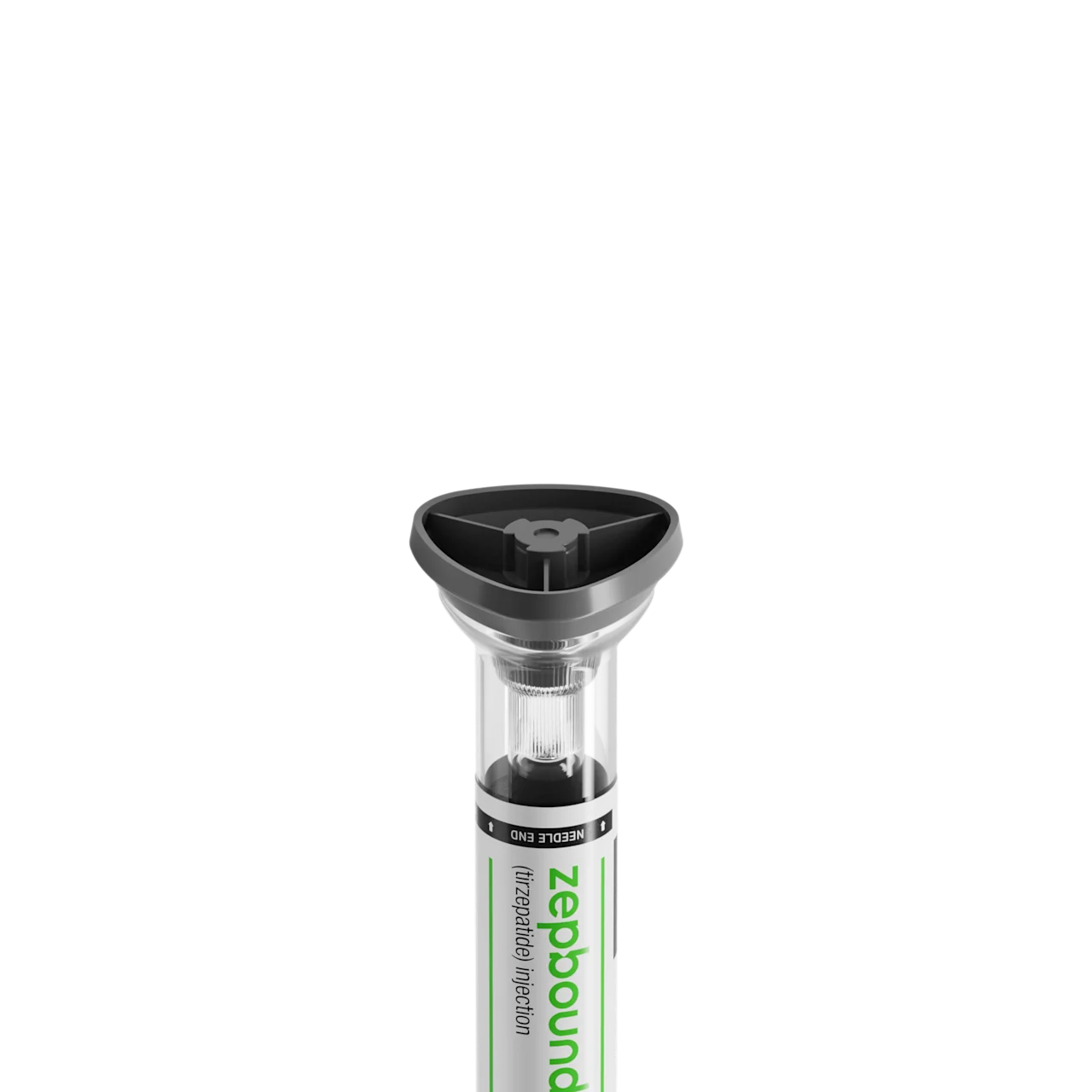 Partial view of a Zepbound pen