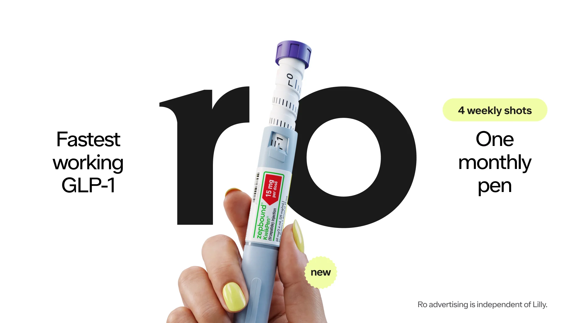 Ro launches Eli Lilly's KwikPen®, offering patients a more convenient way to take Zepbound®