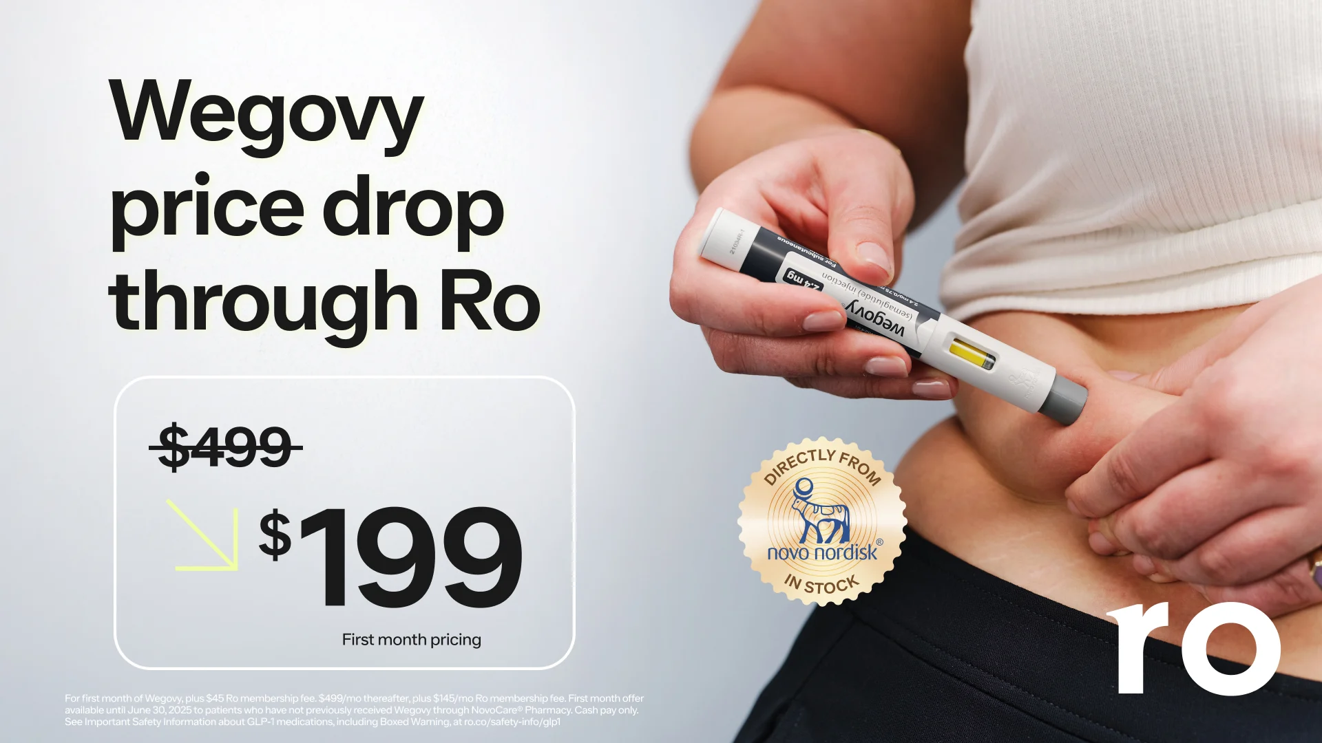 Ro introduces one-month $199 Wegovy new patient offer and discounted Body membership Ro introduces one-month $199 Wegovy new patient offer and discounted Body membership