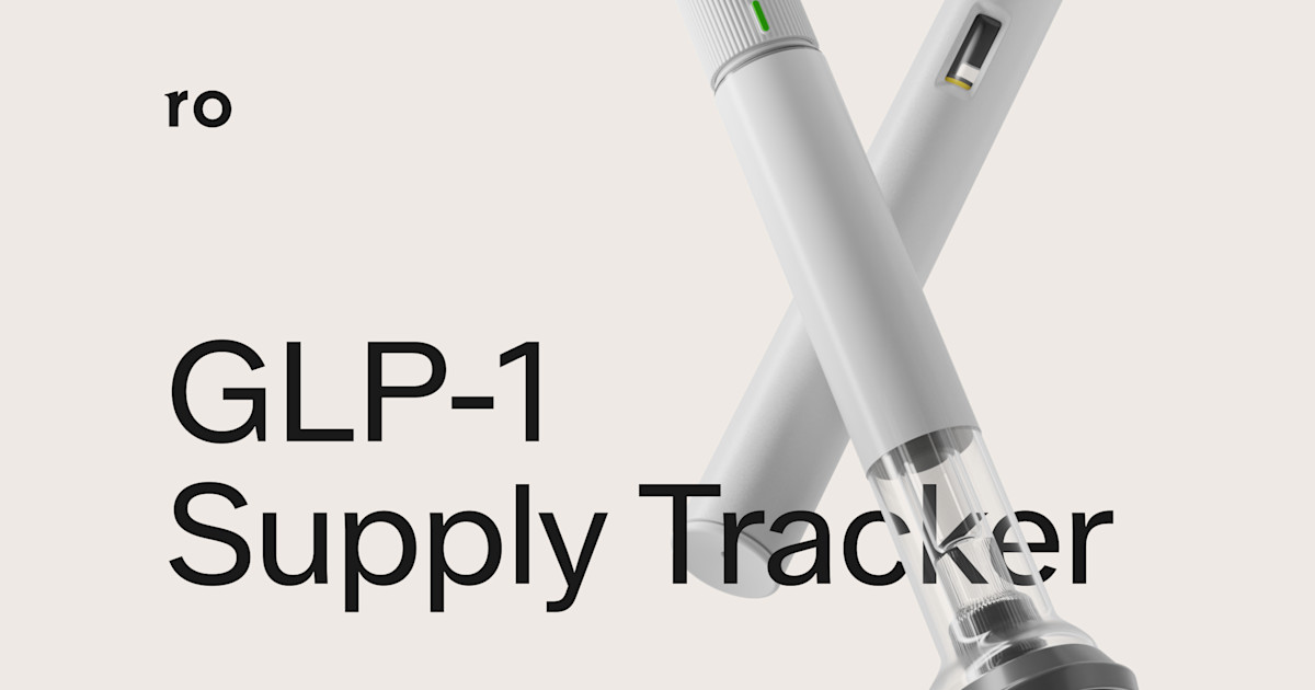 Ro Launches The Glp-1 Supply Tracker