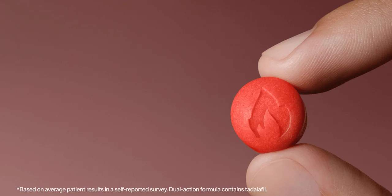 a Ro Sparks sublingual drop held between two fingers