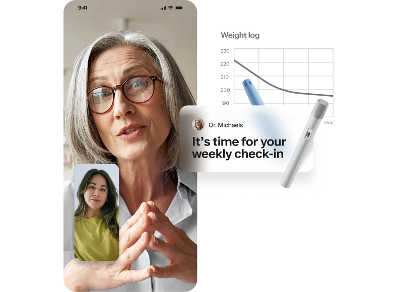 get video check ups with qualified medical advisors to review your progress on the Body Program