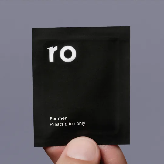 Ro product packaging for ED medications