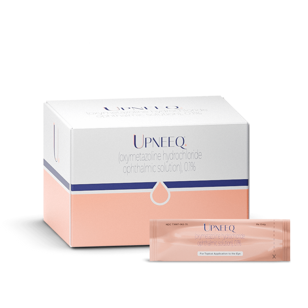 Upneeq product and packaging