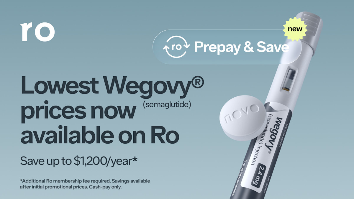 Ro Helps Patients Save up to $1,200 Per Year on Wegovy® through  Collaboration with Novo Nordisk