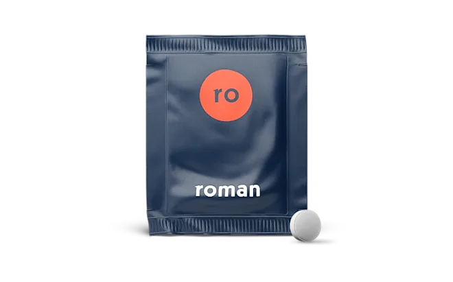 Sildenafil Citrate, generic for Viagra, pills with Roman pill packet