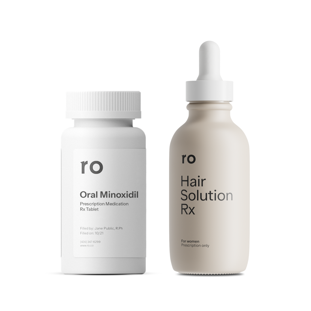  Oral minoxidil and Hair Solution Rx from Ro